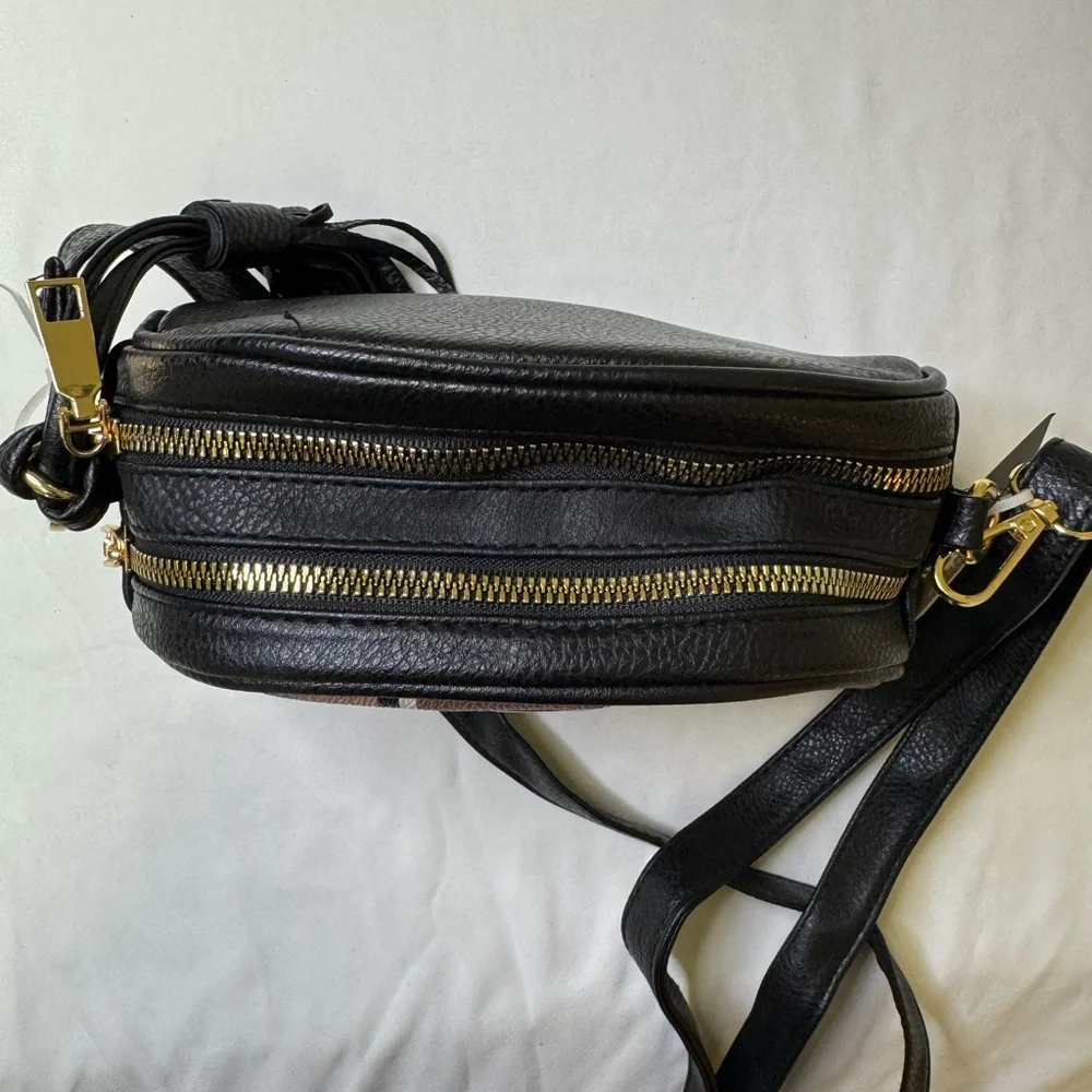 Beverly Hills Polo Club‎ Crossbody Bag with Tassel – Brown/Black
